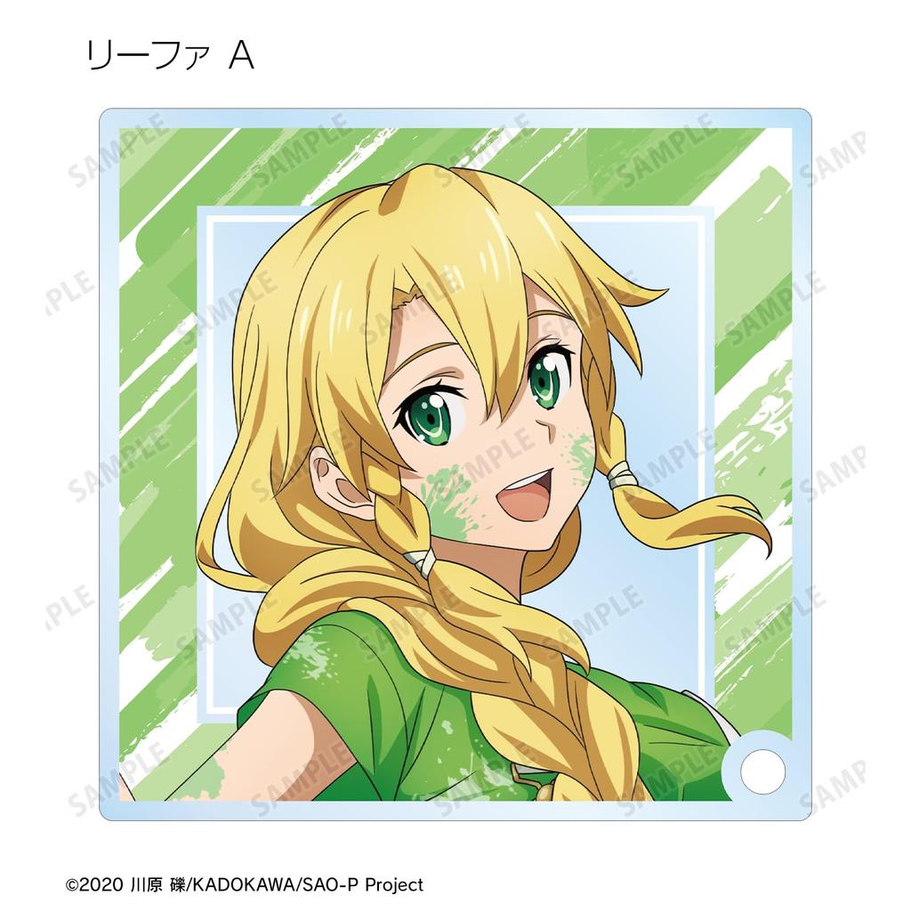 Sword Art Online Původní styl malby Sběratelský akrylový stojánek panel Krabička 12 ks Ver.