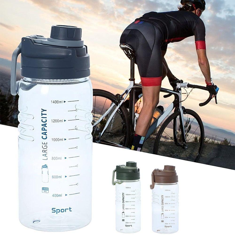 1.5L Clear Drink Bottle Leakproof Travel Kettle New Sports Water Bottle