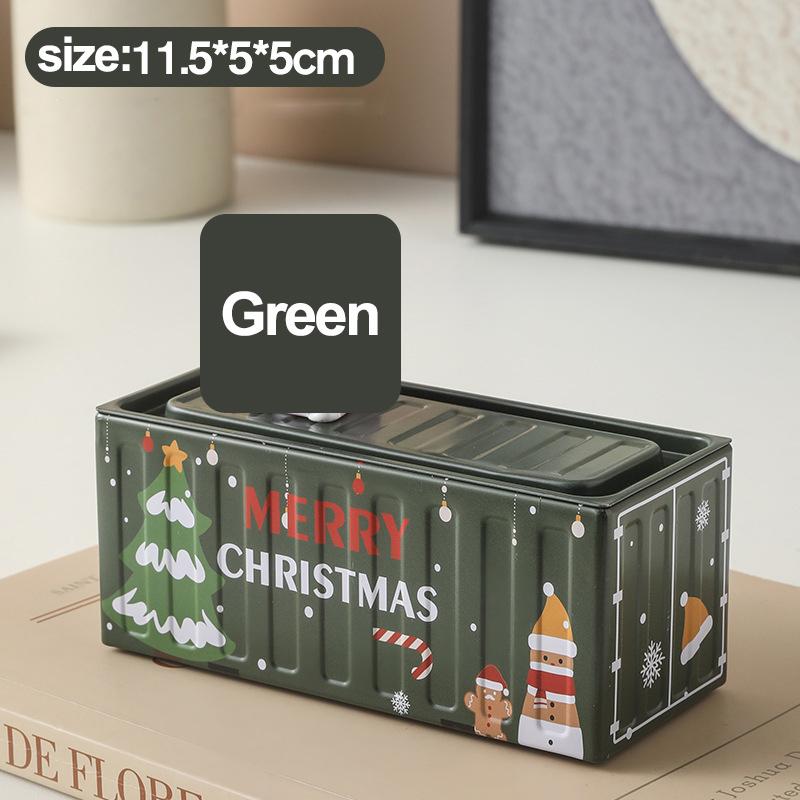 Neuer Container Mini Eisenbox Kleine Container Modell Aufbewahrungsbox Kreatives Desktop Ornament Aufbewahrungsregal Multifunktionale Metallbox
