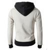 Men's Autumn & Winter Hooded Zipper Sweatshirt: Casual Sports Outdoor Fake Two-Piece Jacket