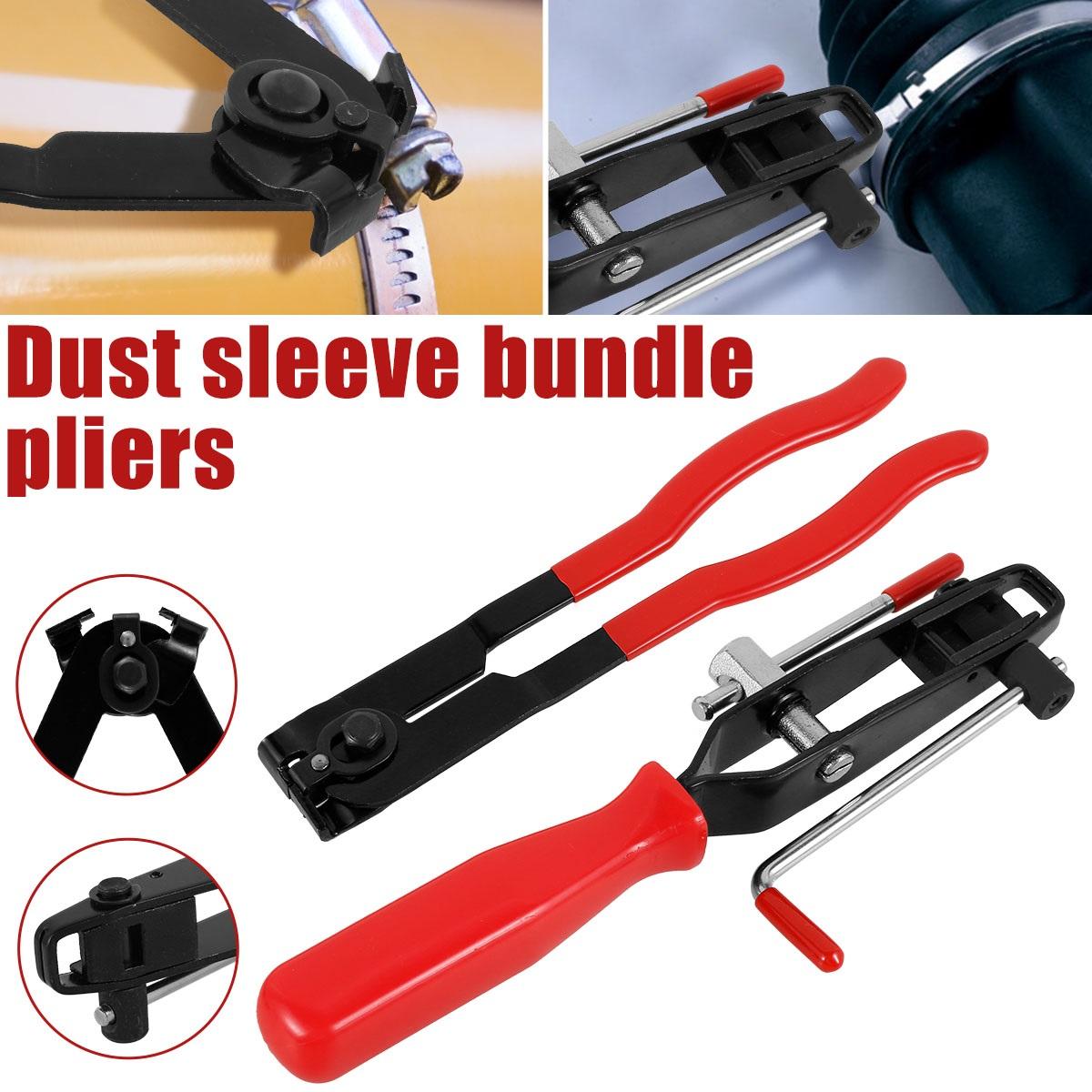 CV Joint Boot Clamp Pliers Set Stainless Steel Car Banding Tools Kit Professional Ear Boot Tie Pliers or CV Boot Clamps for Auto