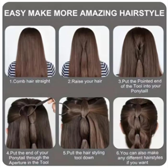 6pcs/Set Hair Brush Set Hairdressing Spray Bottle Hair Braiding Loop Rat Tail Comb Teasing Hair Brsuh Edge Control Hair Brush