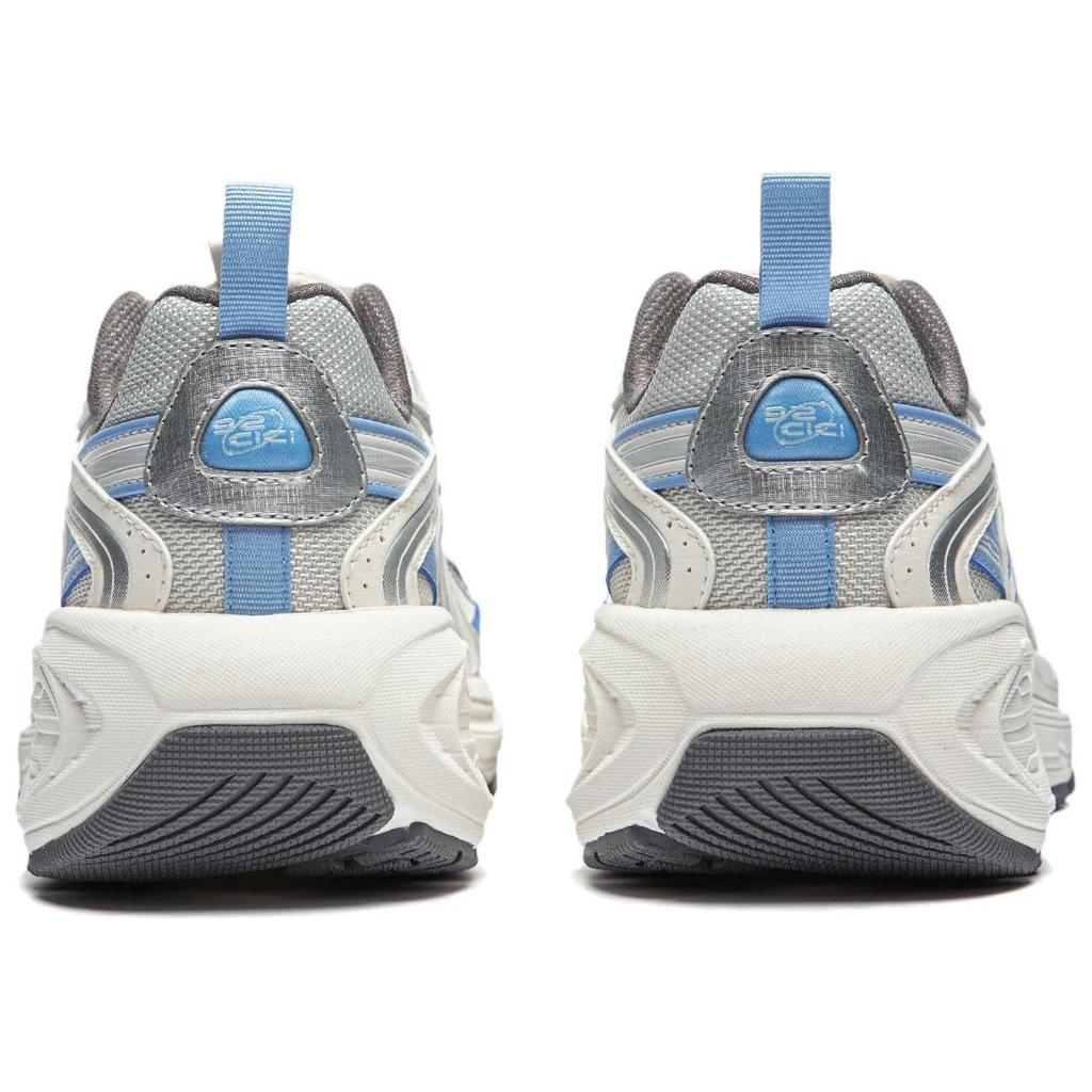 Li Ning 92 Cici Comfortable Versatile Classic Slip Resistant Durable Rebound Low Top Lifestyle Casual Shoes Women Sneaker White Silver Blue AGCU034-12