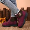 Women Ankle Boots Comfortable Luxury Snow Boots Female 2025 Fur Warm Winter Shoes Women Low Heels Outdoor Women Shoes