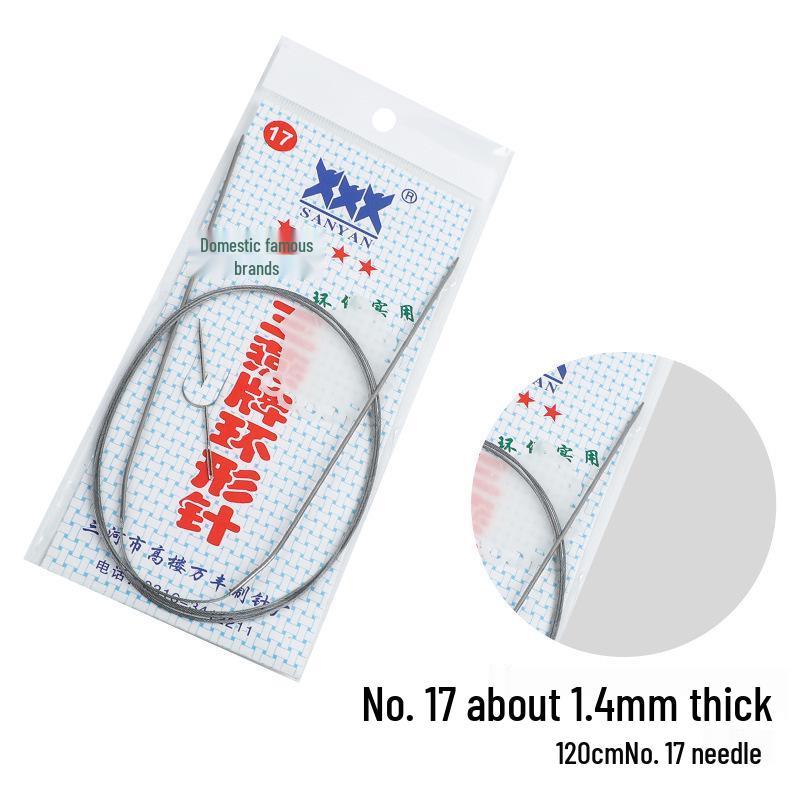 Sanyan Stainless Steel Circular Knitting and Crochet Needles Set