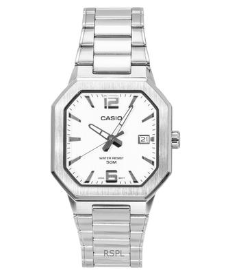Analog Stainless Steel Silver Dial Quartz MTP-B195D-7AV Men's Watch