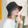100% Cotton Bucket Hat for Women, Summer UV Protection Sun Hat, Foldable Outdoor Sunscreen Cap
