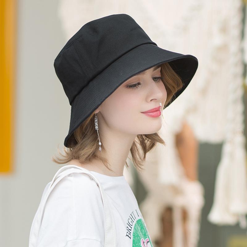 100% Cotton Bucket Hat for Women, Summer UV Protection Sun Hat, Foldable Outdoor Sunscreen Cap