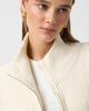 European-Styled Wool Zip Cardigan: Autumn/Winter Half-High Collar Sweater Knitwear