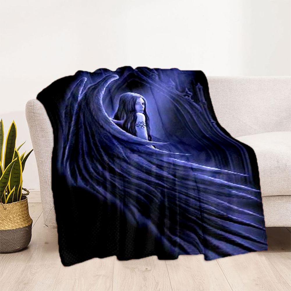 Gothic Style Blanket Ultra-Soft Suitable for Bedding Chair Sofa for All Occasions Stylish Decor Ideal Gift For Birthday Valentine'S Day