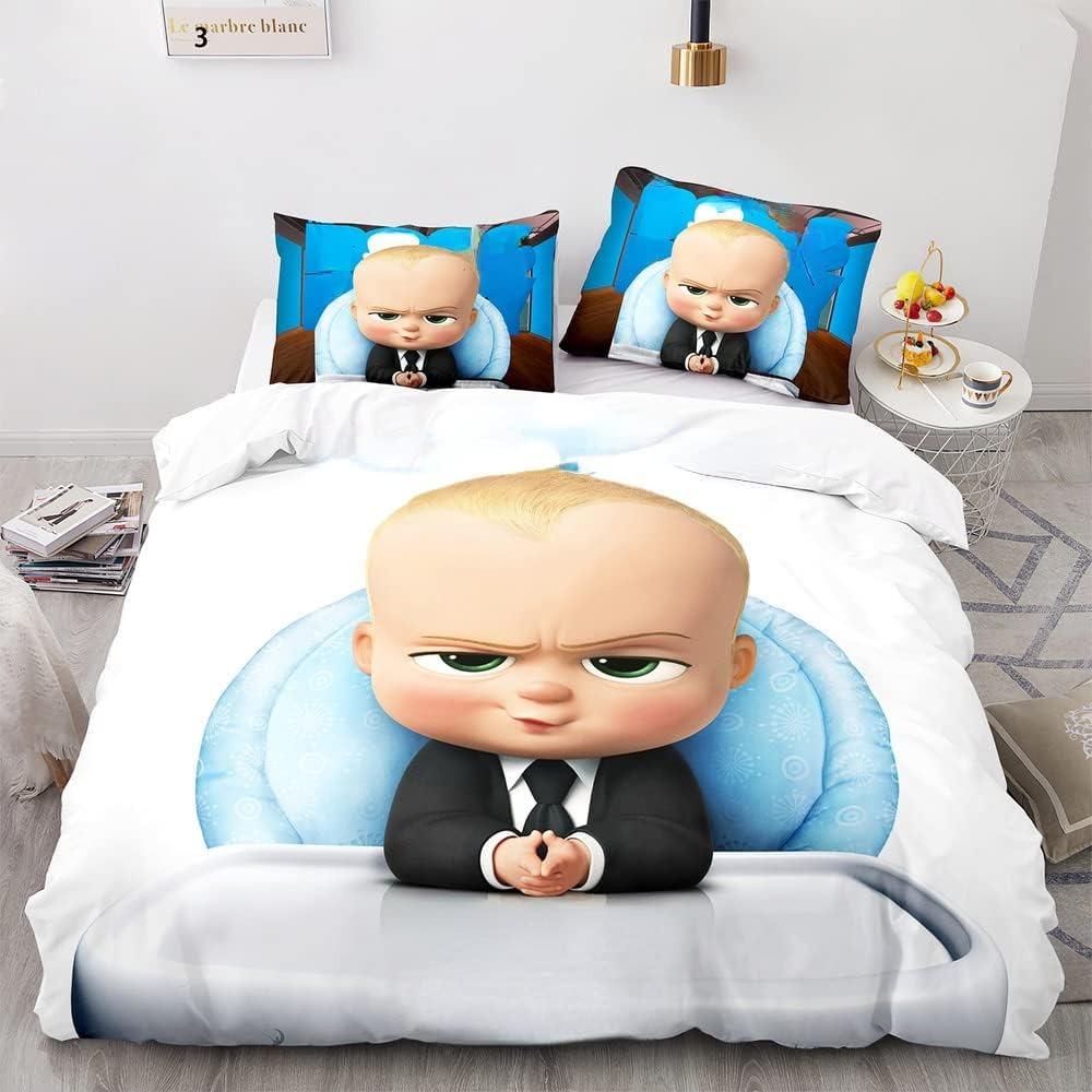 3D Print The Boss Baby Bedding Set Single/Twin/Full/Queen/King Size Adult Bedroom Duvet Cover Sets Anime Gift