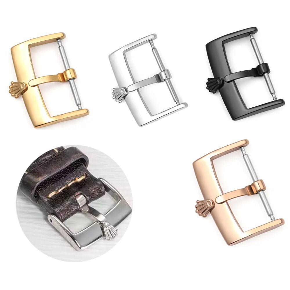 316L Stainless Steel Watch Strap Clasp Fine Polished Clasp Durable Watch Buckle  Watch Accessories