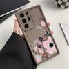 Soft TPU Case For Samsung A55 5G S25 Ultra S24 FE A54 A16 A15 A53 A35 A34 A14 A13 A06 A05 A05s A33 A25 S23 S22 Plus Flower Cover
