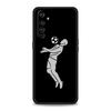 Football Player Soccer Art Phone Case For Realme 12 11 10 6 7 9 Pro Plus 8 5G C35 8i 9i GT2 GT3 GT5 GT Neo 2 3 5 Black Cover