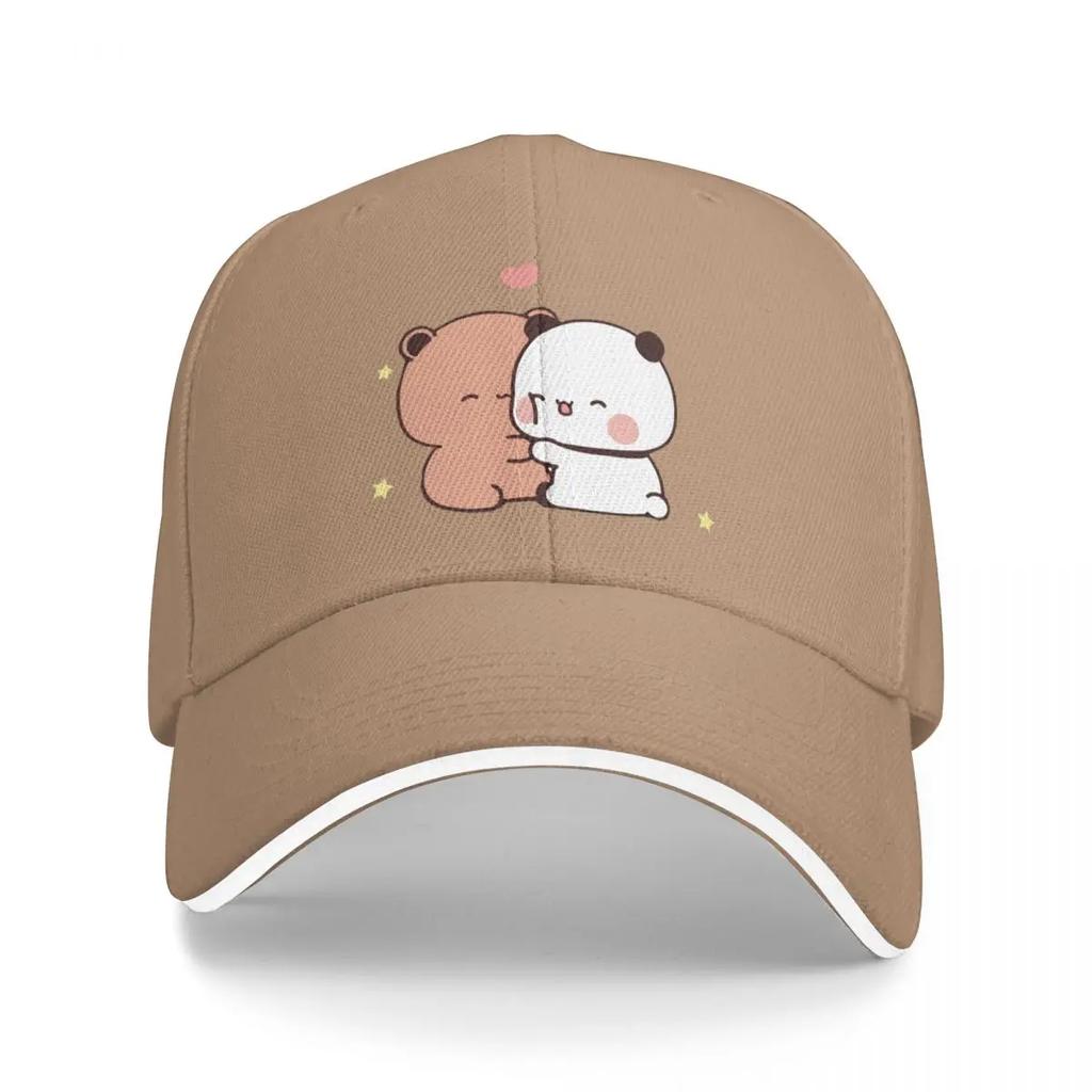 DuDu Bear and BuBu Pandas Love Baseball Cap Golf Hat sun hat  birthday Womens Hats For The Sun Mens