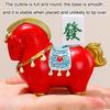 Year Of Horse Resins Sculpture New Year Decorative Figurine Symbolizing Fortunes Prosperity For Gifting Or Shelf Table