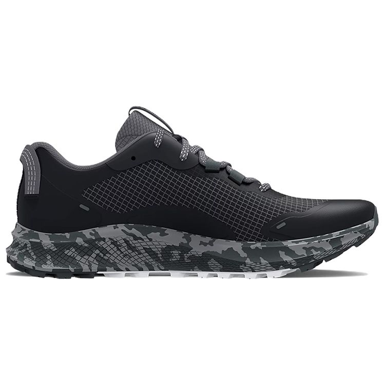 Under Armour Charged Bandit Trail 2 Black Pitch Grey Camo Men Sneakers 3024725-003