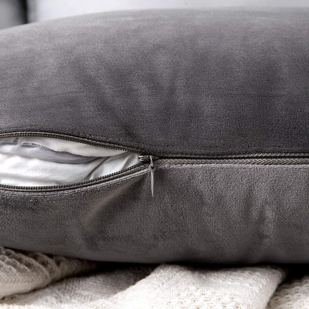 Sametový povlak na polštář v severském stylu, domácí polštář, odnímatelný, pratelný, jednobarevný, holandský samet, medový samet, polštář v retro stylu