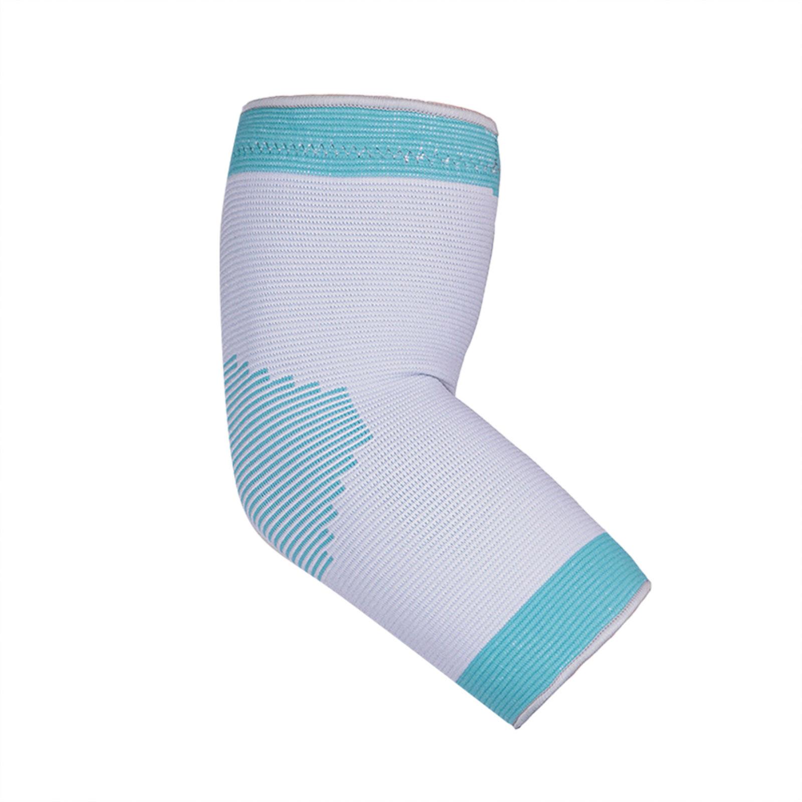 

(проектор)Спортивные вязаные нарукавники для бега, баскетбола, фитнеса, дышащие, нескользящие, тонкие нейлоновые нарукавники one size синий