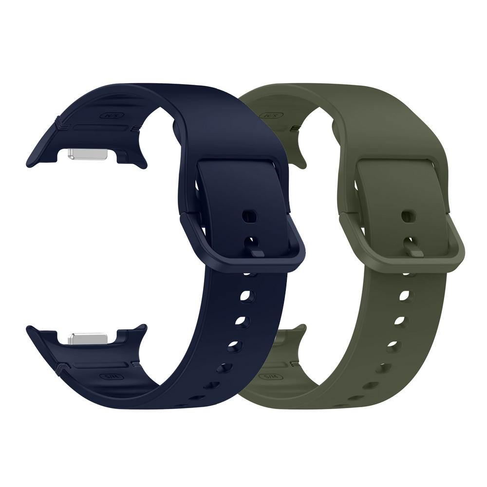 1:1 Sport Bands for Samsung Galaxy watch 8-8 classic 46mm 44mm 40mm 2 Pack Replacement Belt Bracelet Correa Galaxy watch8 Straps