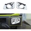 Cache-antibrouillard avant extérieur Garnitures Bords Chromés Pour Suzuki Jimny + Chrome