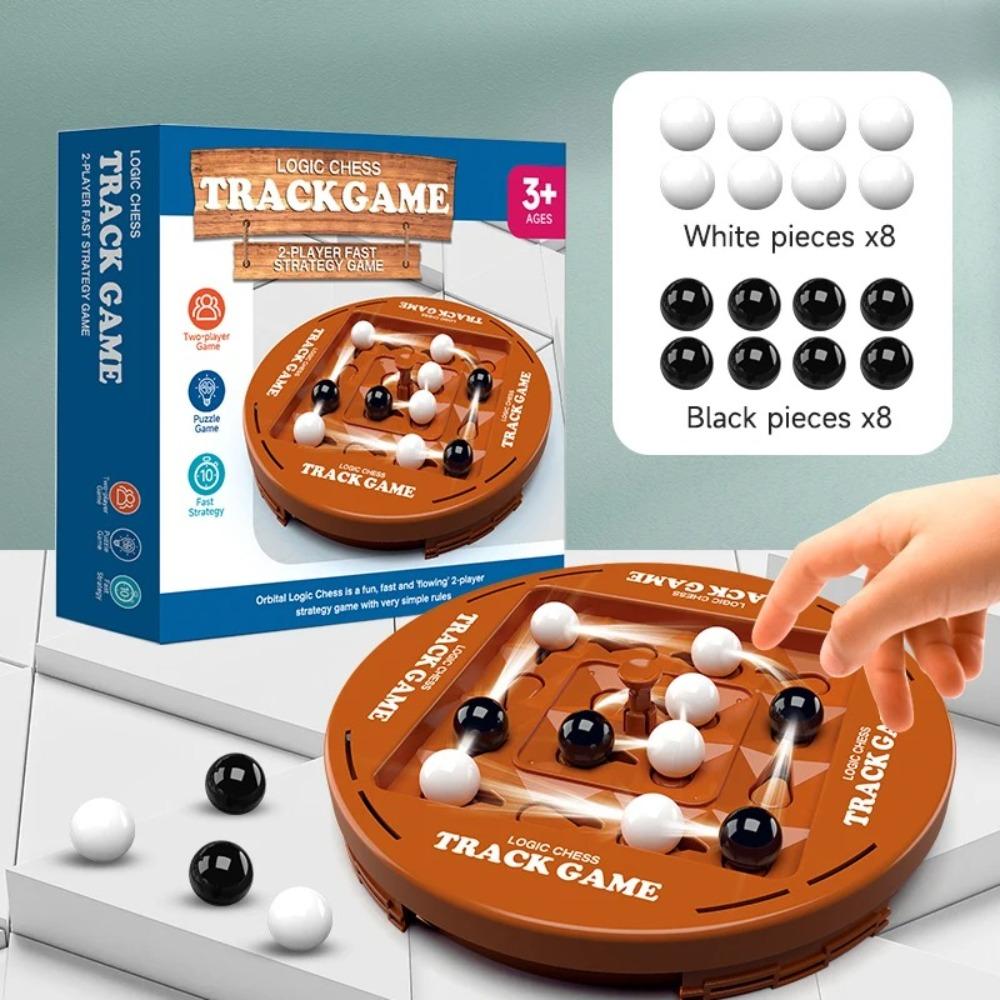 

Track Logic Chess Games Pair Battle Black and White Thinking Training Brain Boosting Intelligence Kids Board Game Party Toys