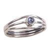 Natural Tanzanite Gemstone 925 Solid Sterling Silver Jewelry Ring Size 6.5 m5M02