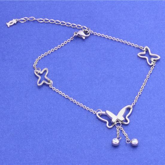 Women Fashion Barefoot Sandal Beach Foot Chain Butterfly Charm Anklet Bracelet Gift