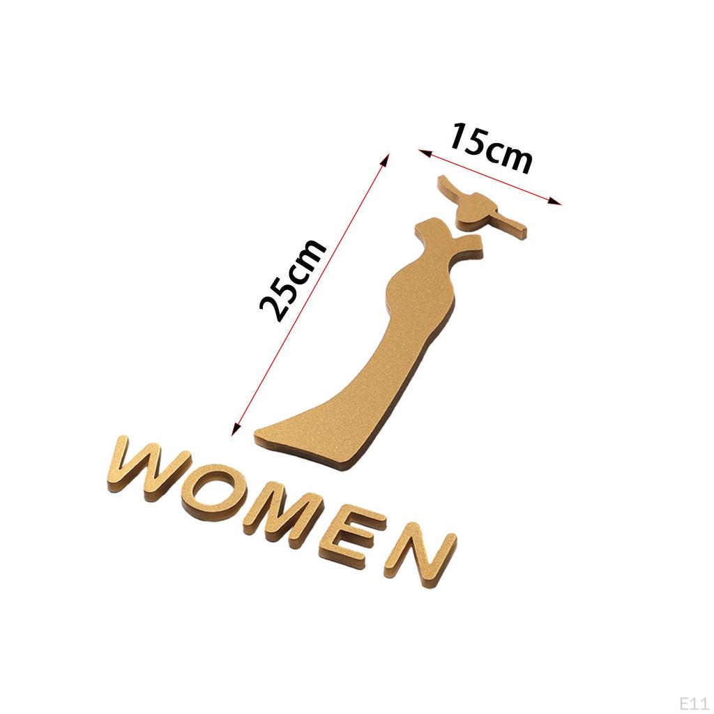 Badezimmerschild, WC-Türdekor, Selbst, Moderne Toilettendekorationsplakette