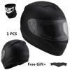 Fashion Full Face Motorcycle Helmet for Men & Women DOT Approved Top Quality CE Certified with Removed Neck Warmer