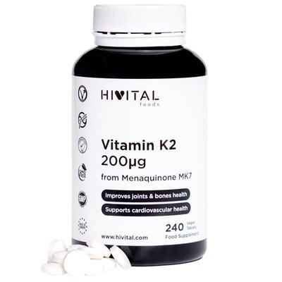 Vitamin K2 MK7 200 µg | 240 vegane Tabletten