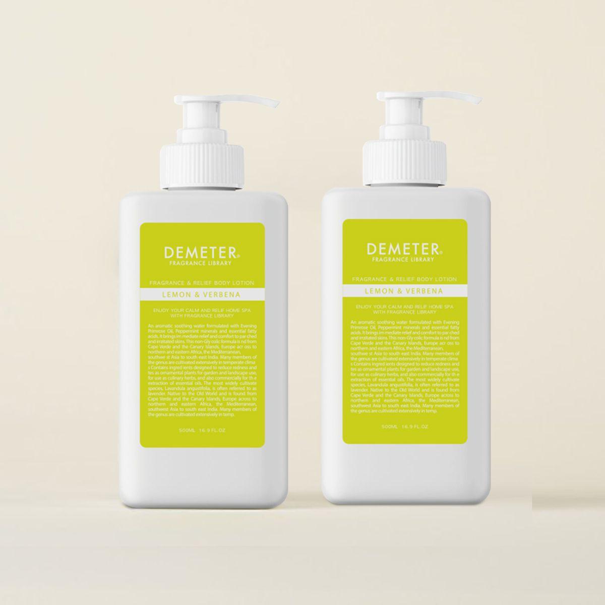 Relief Body Lotion Lemon Verbena 500ml 2 bottles