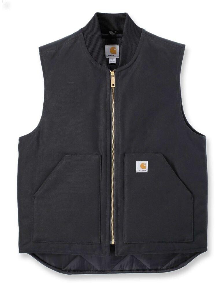 Куртка Carhartt Duck Vest Arctic Quilt Lined (106676) Insulated Rib Collar Vest (106676) black