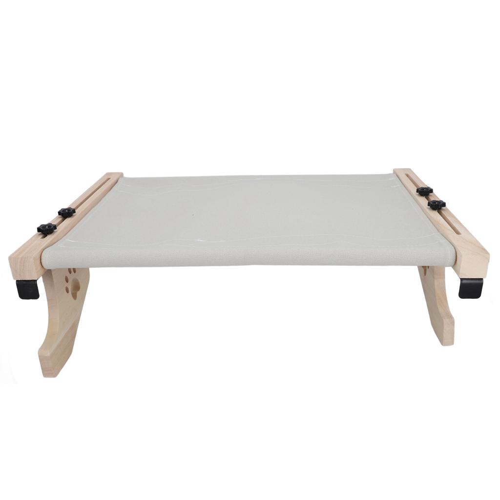 Katzenfensterliege Robuste Bettseite Fensterbankmontage Katzenliege Einfach zu montieren Bettseitige Liege für Wohnungskatzen