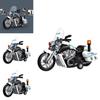 Patrol Car Inertial Motorcycle Police Car Model Toy With Sound And Light For Kids