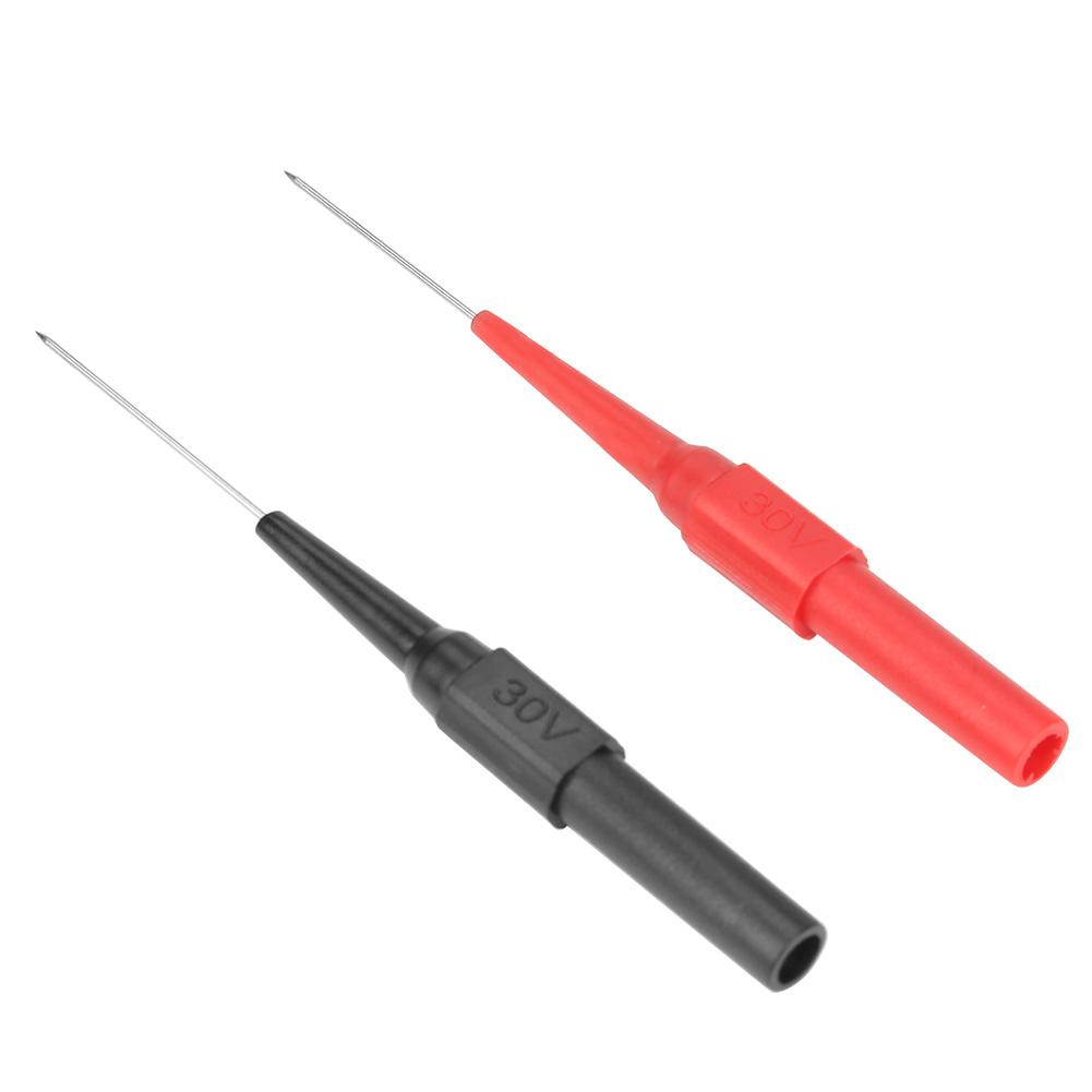 2pcs P5007 Insulation Piercing Needle Micro Pin NOn Destructive Multimeter Testing Probe