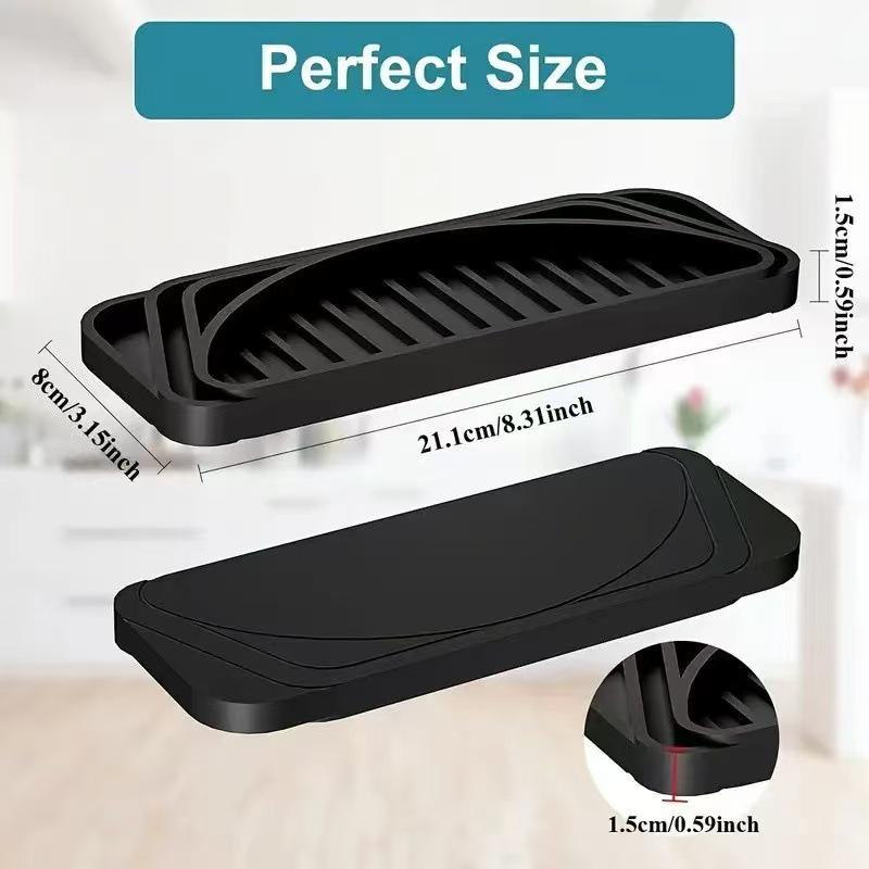 Silicone Drip Tray & Protector Mat for Refrigerator Water Dispensers