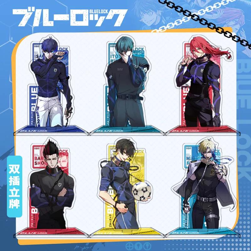 Blue Lock 351 Series Double Insert Large Standee Isagi Yoichi Bachira Meguru Nagi Seishiro Human Figure Desktop Decoration