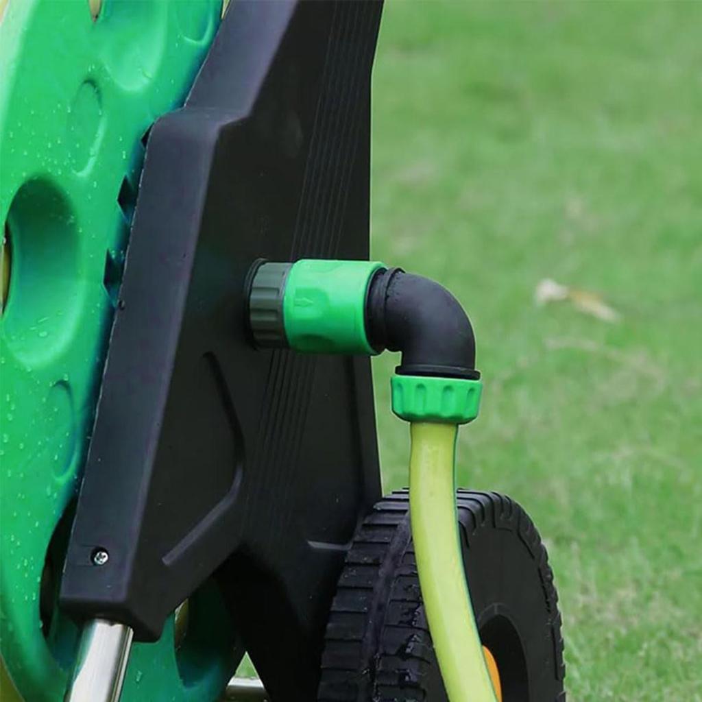 ABS Garden Water Connector Soft Water Pipe Elbow Faucet Joint Garden Irrigation Hose Rapid Connection Adapter