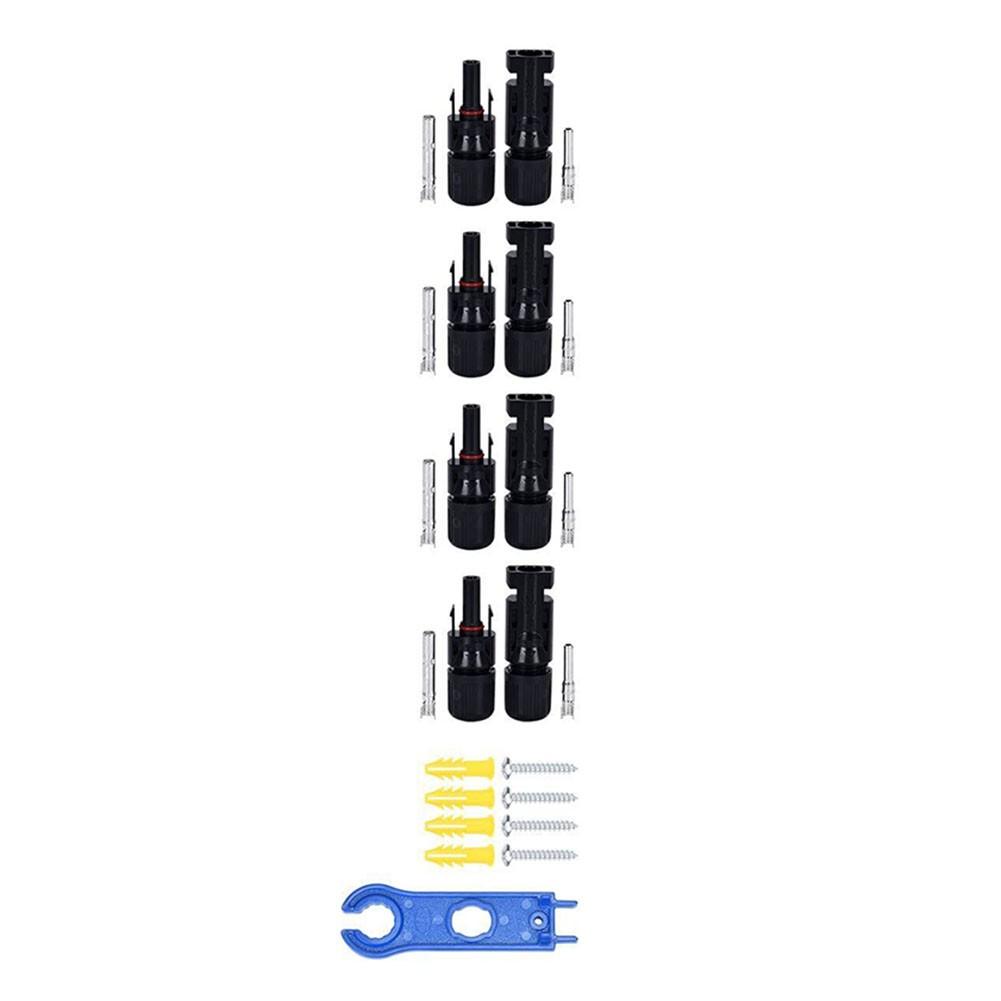 Solar connector with wrench 1000Vphotovoltaic connector solar panel branch cable