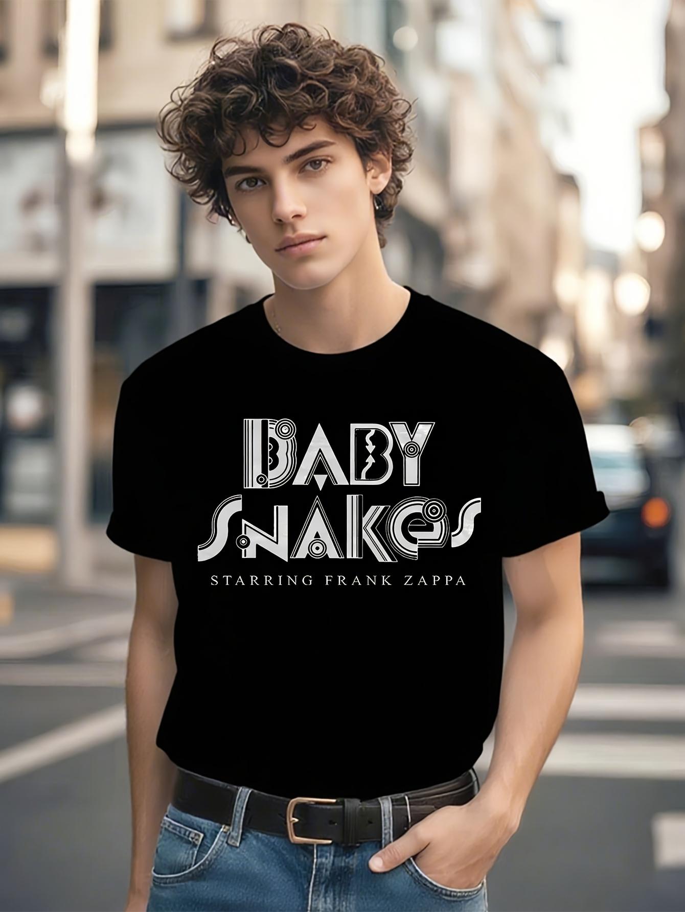 Unisex Snakes Graphic Tshirt Graphic Ultra Cotton Black T... M