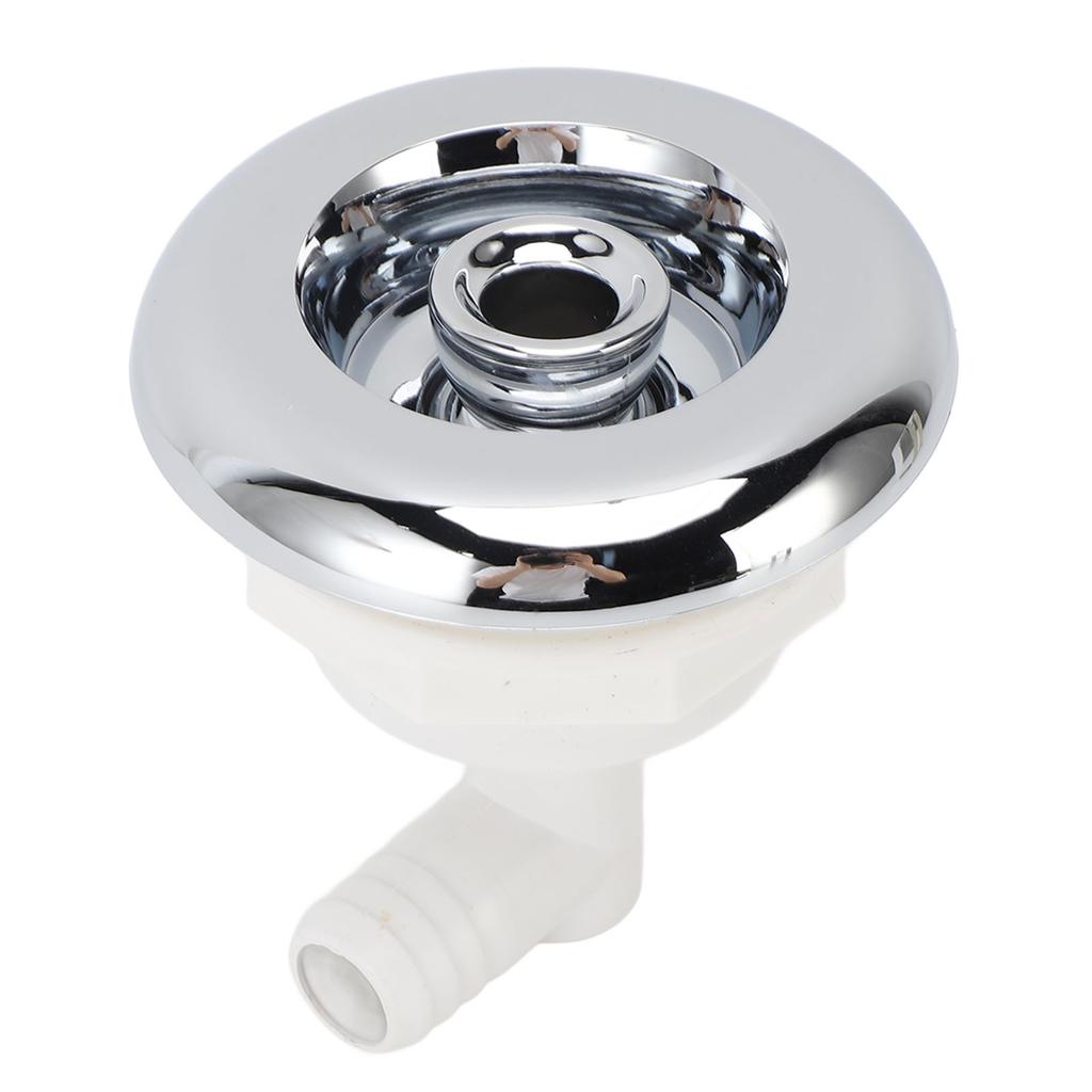 Massage Tub Jet Nozzle Adjustable Slick Appearance Stainless Steel and PVC Water Outlet Pool Jet Nozzle