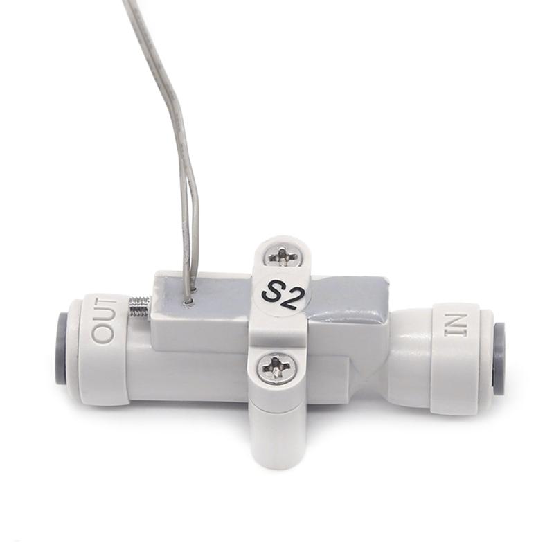 Compact Flow Sensor G1/4" Liquid Water Flow Sensor Flowmeter Water Flow Switch Suitable for Water Dispenser Purifier