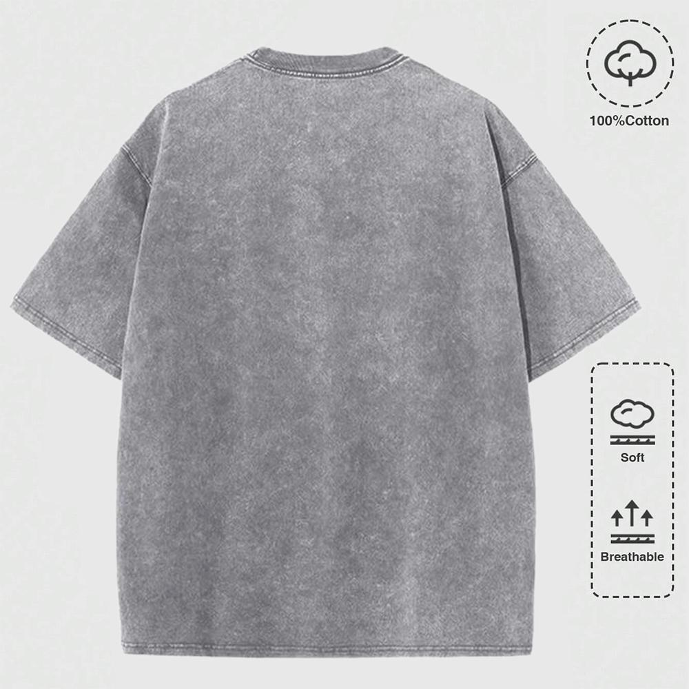 Dachshund Printing Washed TShirts Womens Cotton Short Sleeve Tops Hip Hop ONeck Oversized T Shirt Summer Comfortable Clothes