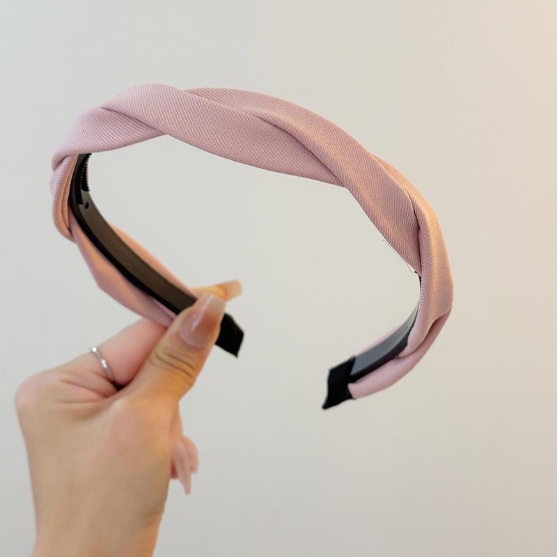 2024 Korean Style Braided Headband: High-End, Versatile Hair Accessory for Washing Face or Going Out