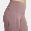 Nike High Waist Solid Color Casual Sports Pants Women Bottoms Smoky-Purple DQ5898-208