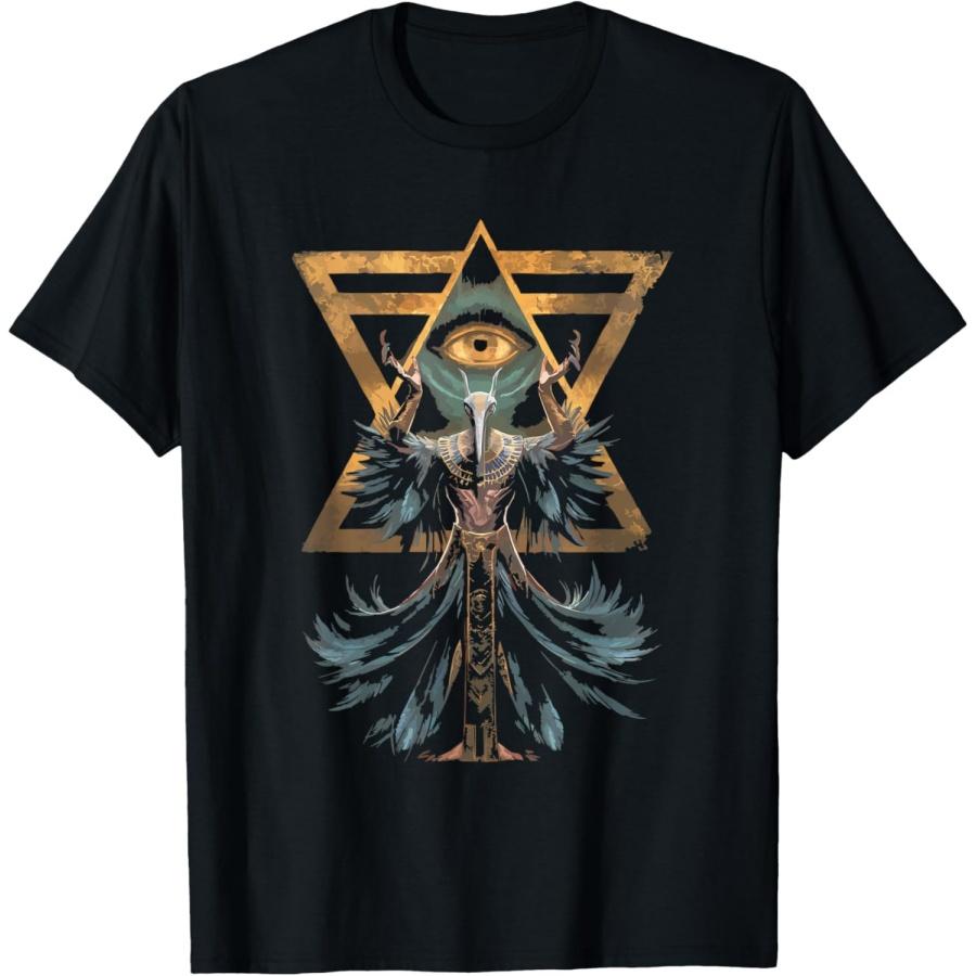

Thoth Egyptian God Egyptian Mythology Pyramid Ancient Egypt T-Shirt(9) XXXXXL чорний
