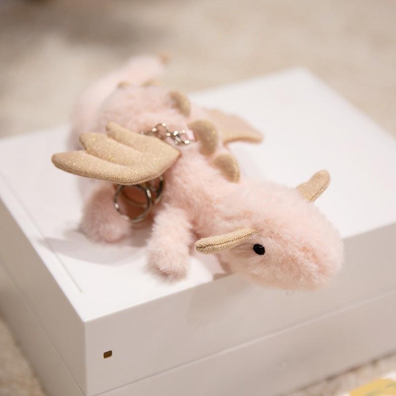 Penguin Cartoon Rabbit Football Shaped Plush Doll Pendant Keychain Birthday Gift