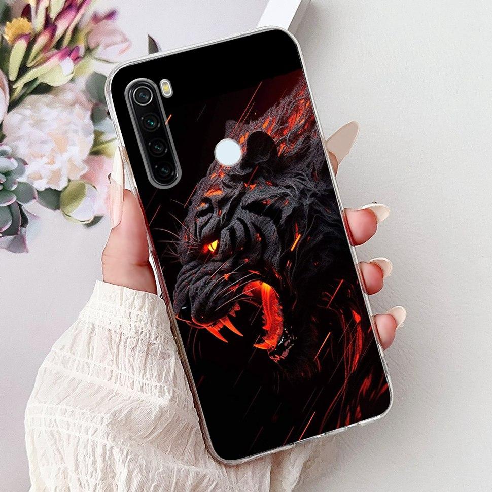 6,3" Silikonowe Etui Dla Xiaomi Redmi Note 8 Miękkie TPU Z Uroczy Wzorem Pokrowiec Etui Dla Redmi Note 8 Note8 Ochronna Obudowa Zderzak