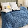 Thickened Lambswool & Milk Velvet Quilt - Cozy Winter & Versatile Spring/Fall Blanket for Twin or Dorm Use